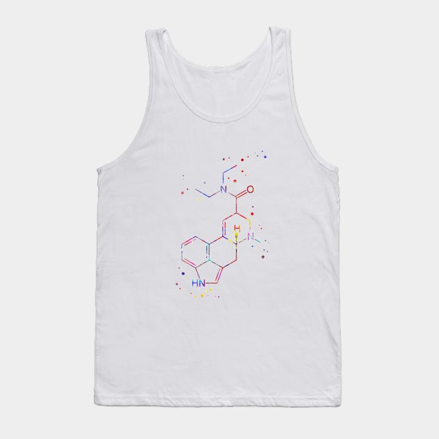 LSD molecule Tank Top by RosaliArt